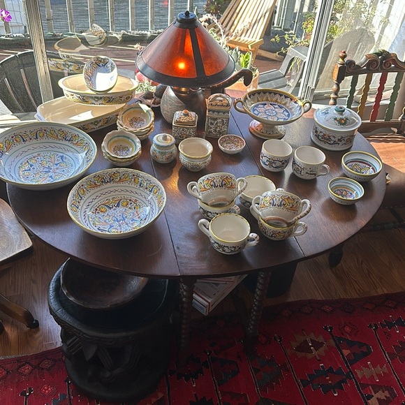 🇮🇹 Ceramica Nova Deruta Italian pottery. Decorated with decal and hand painted - Picture 15 of 15